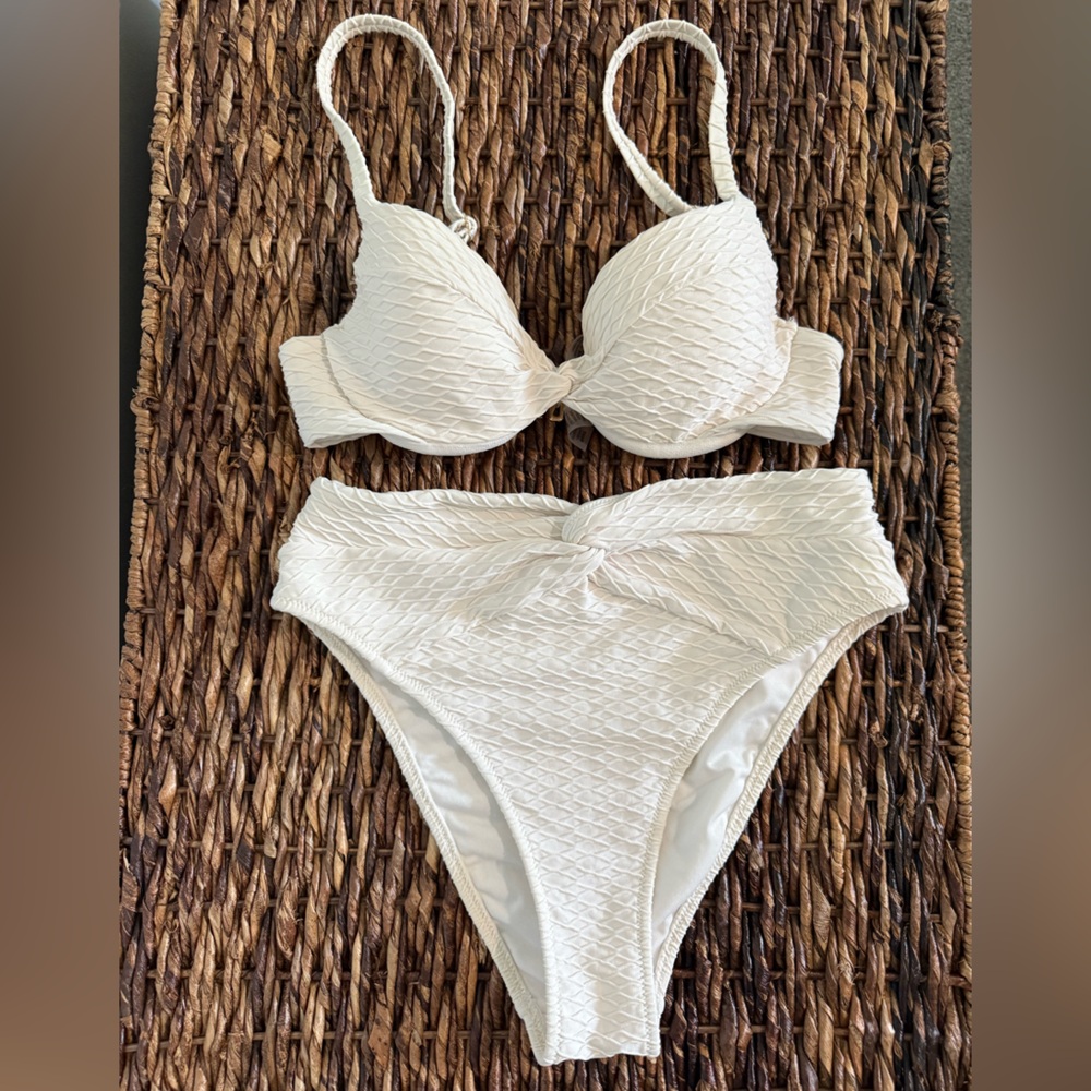 Victoria's Secret White Bikini Swim Set